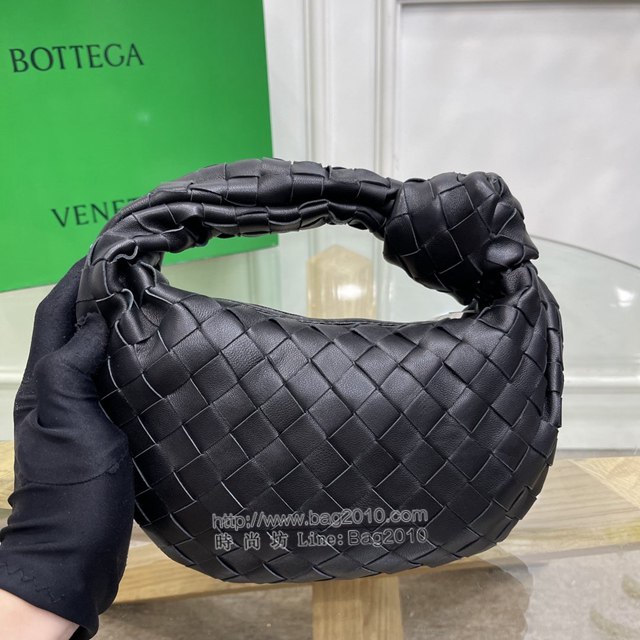 Bottega veneta高端女包 98080小號 寶緹嘉最新編織打結圓形hobo包 BVjodie新版本2代羊皮手工編織手腕包  gxz1373